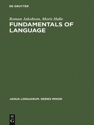 cover image of Fundamentals of Language